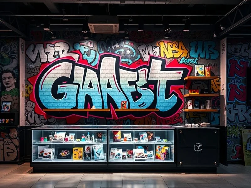 An expansive, concrete underpass at dawn, desolate but with potential.