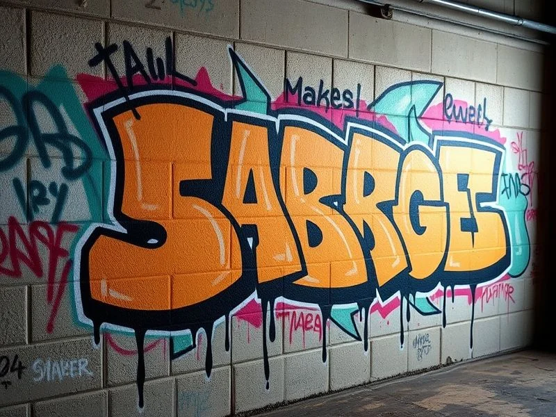 An abstract, close-up shot of several spray paint can nozzles, slightly worn, with faint drips of various vibrant colors (Teal, Magenta, Gold) on their tips, resting on a textured, muted concrete surface.